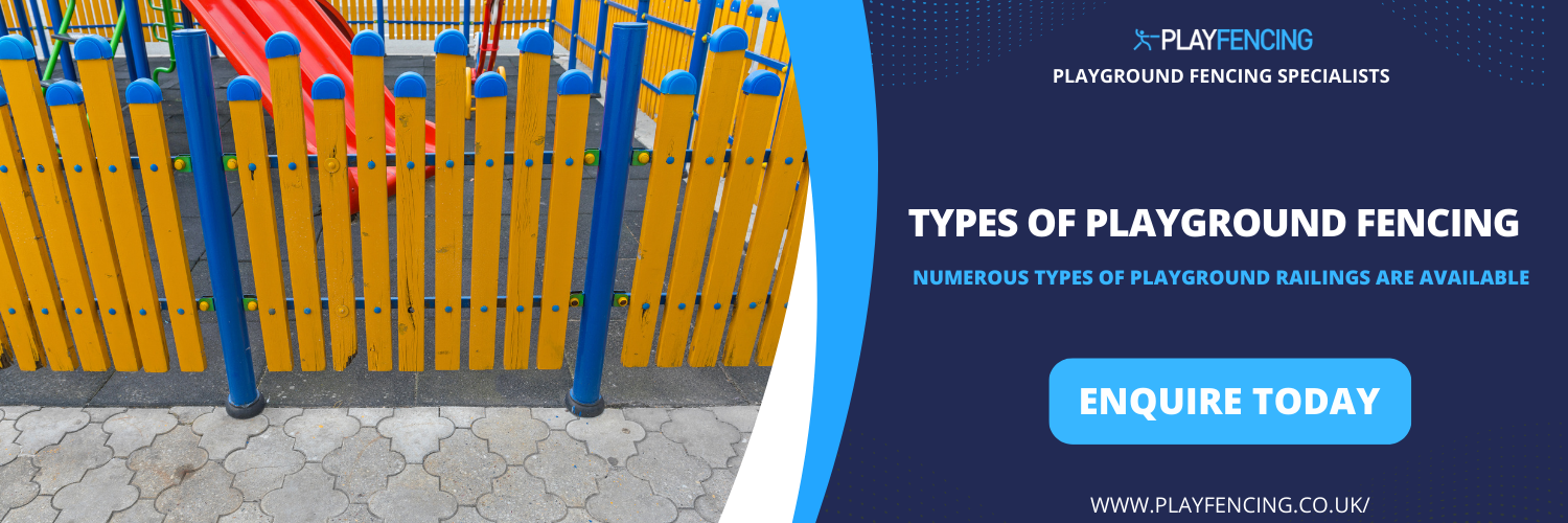Types of playground fencing